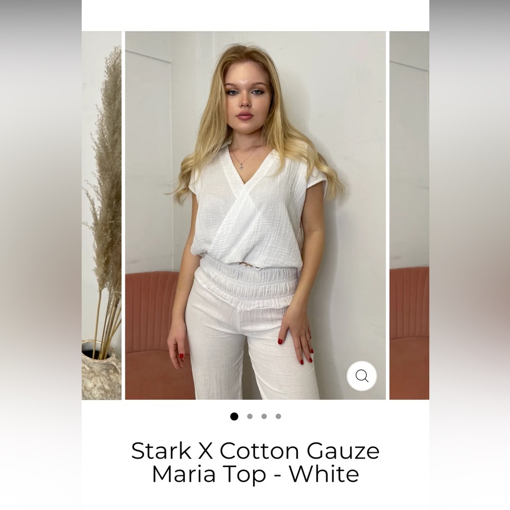 Stark X Cotton Gauze Maria Top